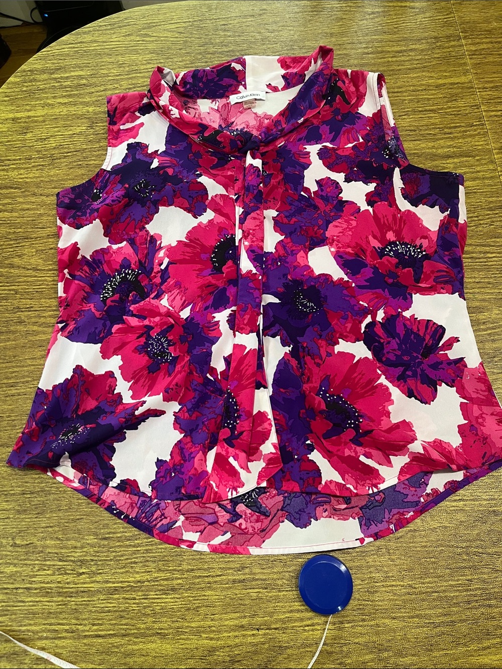 Calvin Klein Sleeveless Floral Camisole in Pink & Purple